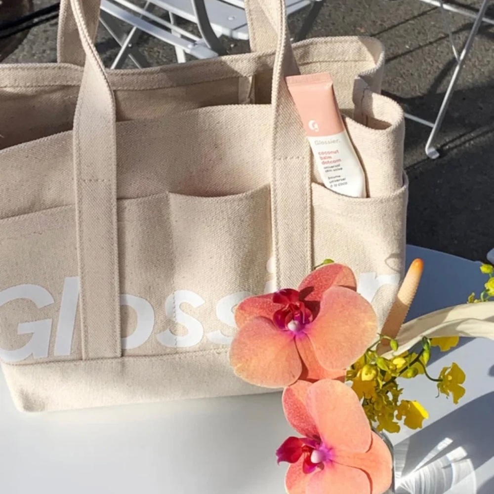 Glossier Brooklyn Exclusive Utility Tote Bag